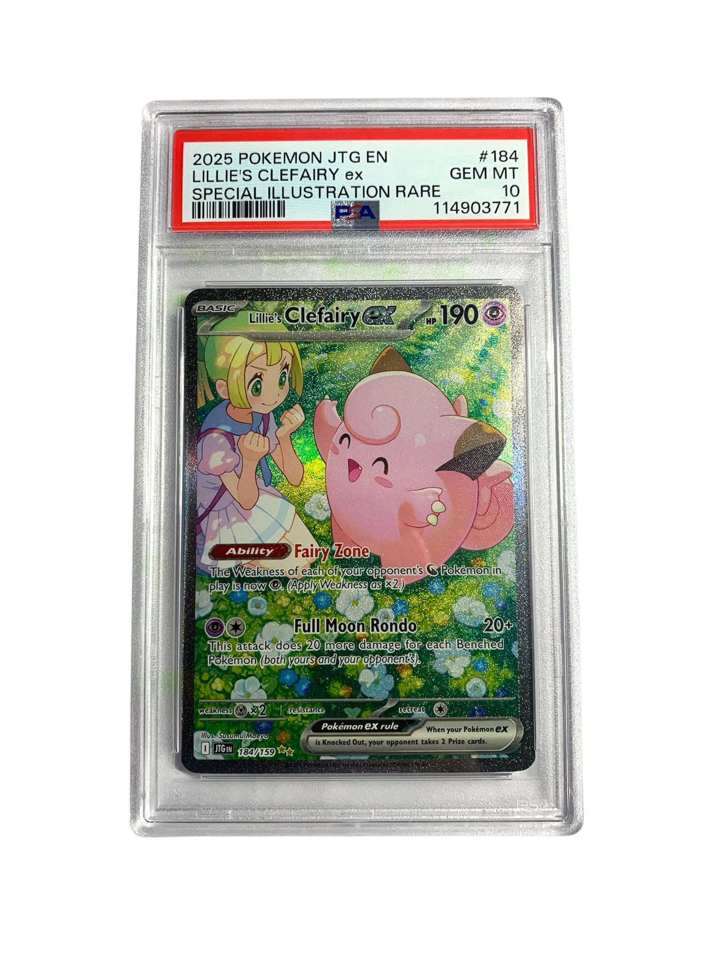 PSA 10 Lillie’s Clefairy ex