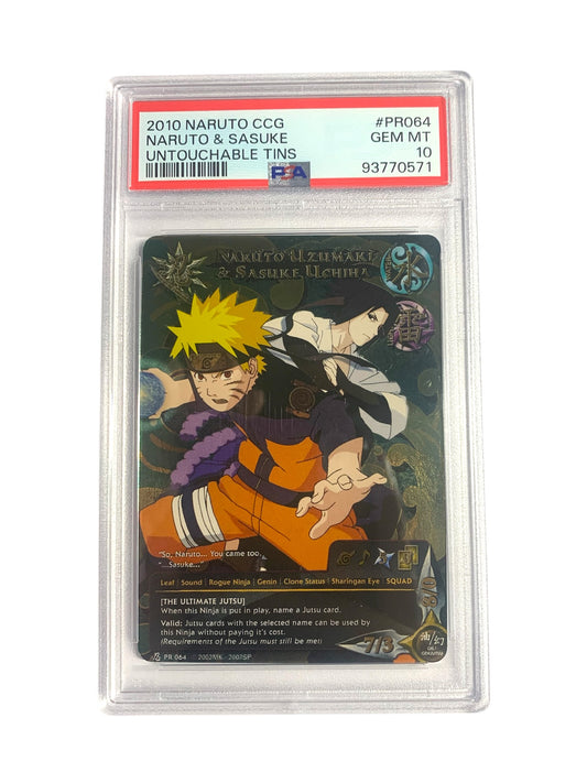 *Rare POP 6* PSA 10 Naruto Uzumaki & Sasuke Uchiha