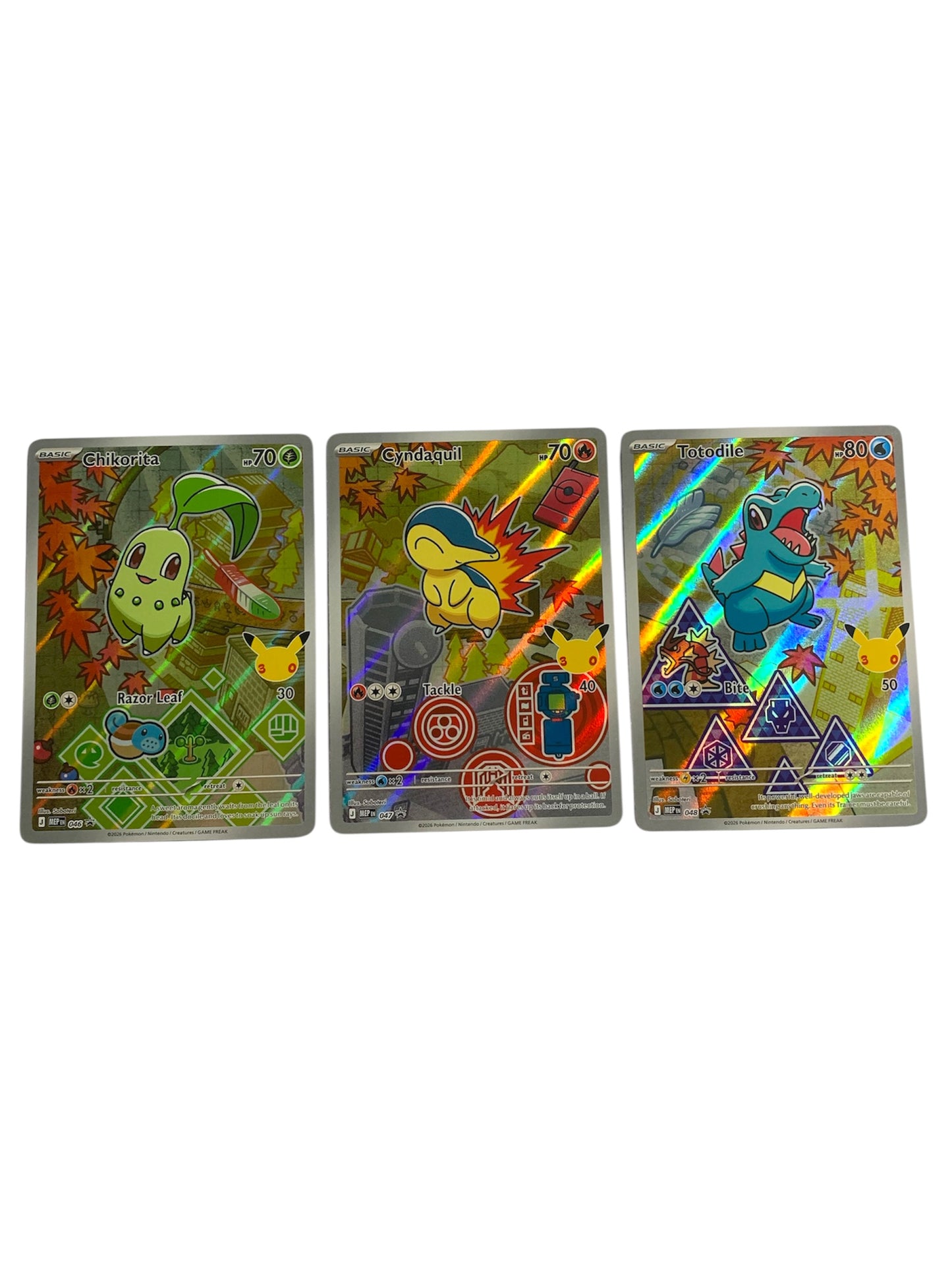 First Partners Series 2 (Johto Starters)