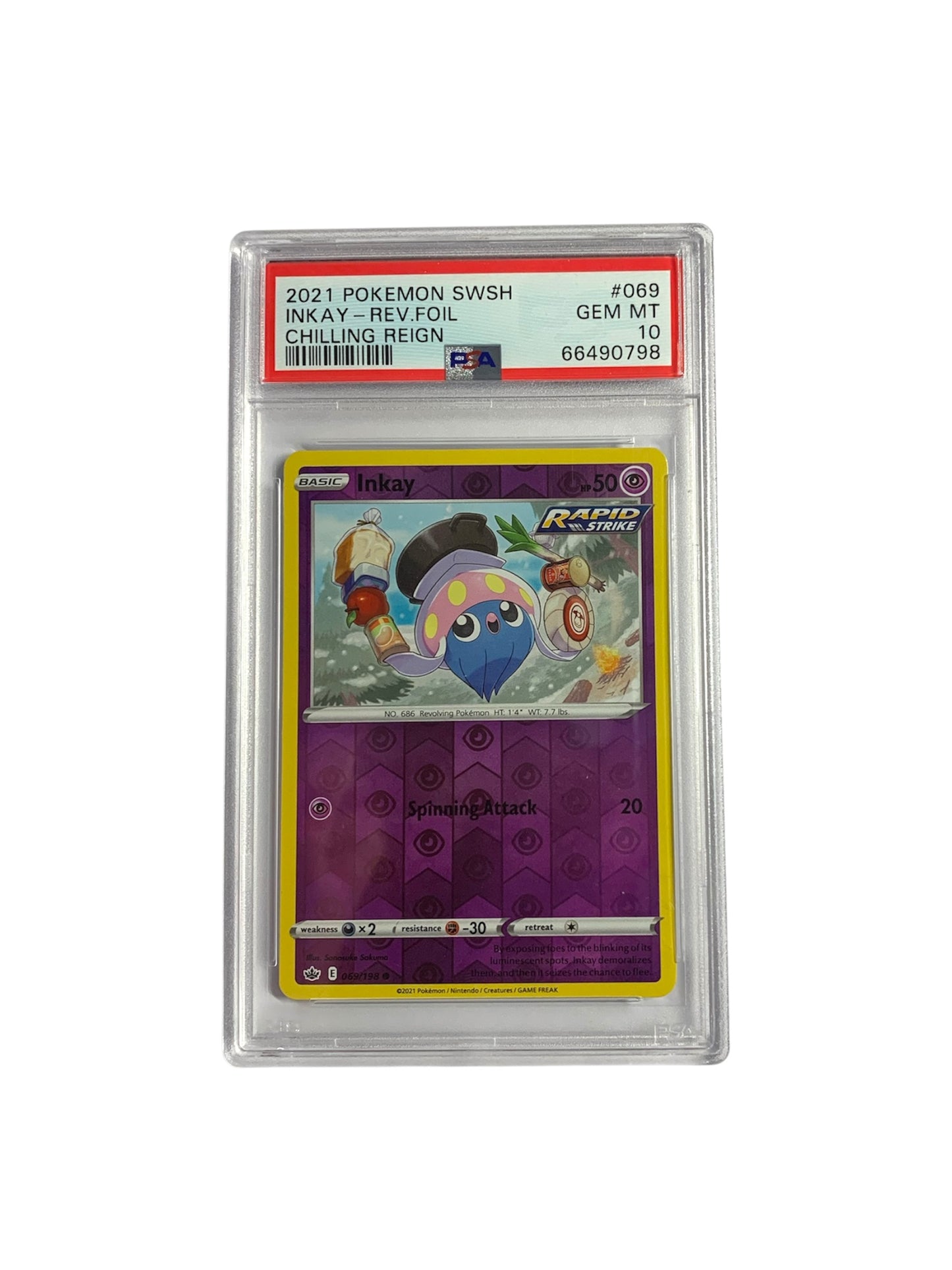 *POP 1* Inkay (Reverse Holo)