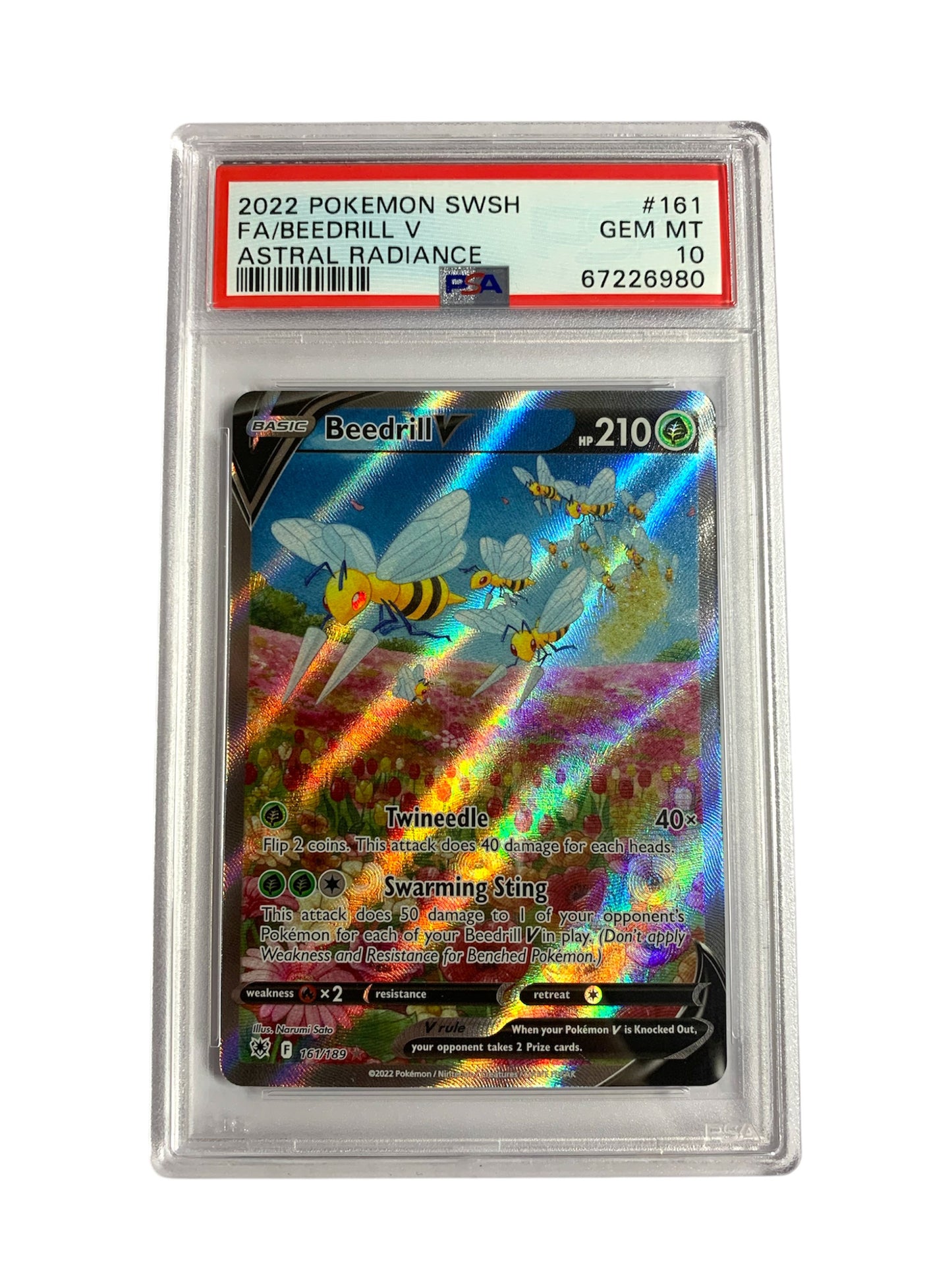 PSA 10 Beedrill V Alternate Art