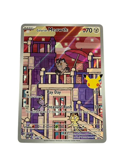 Galarian Meowth (Illustration Rare) 30th Celebration