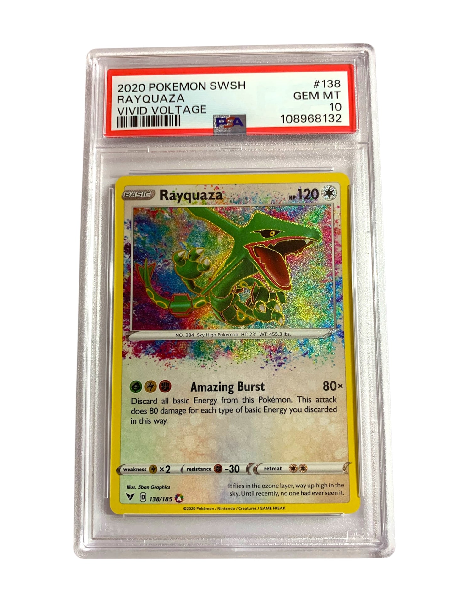 PSA 10 Rayquaza (Amazing Rare)
