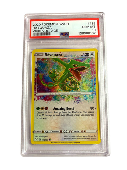 PSA 10 Rayquaza (Amazing Rare)