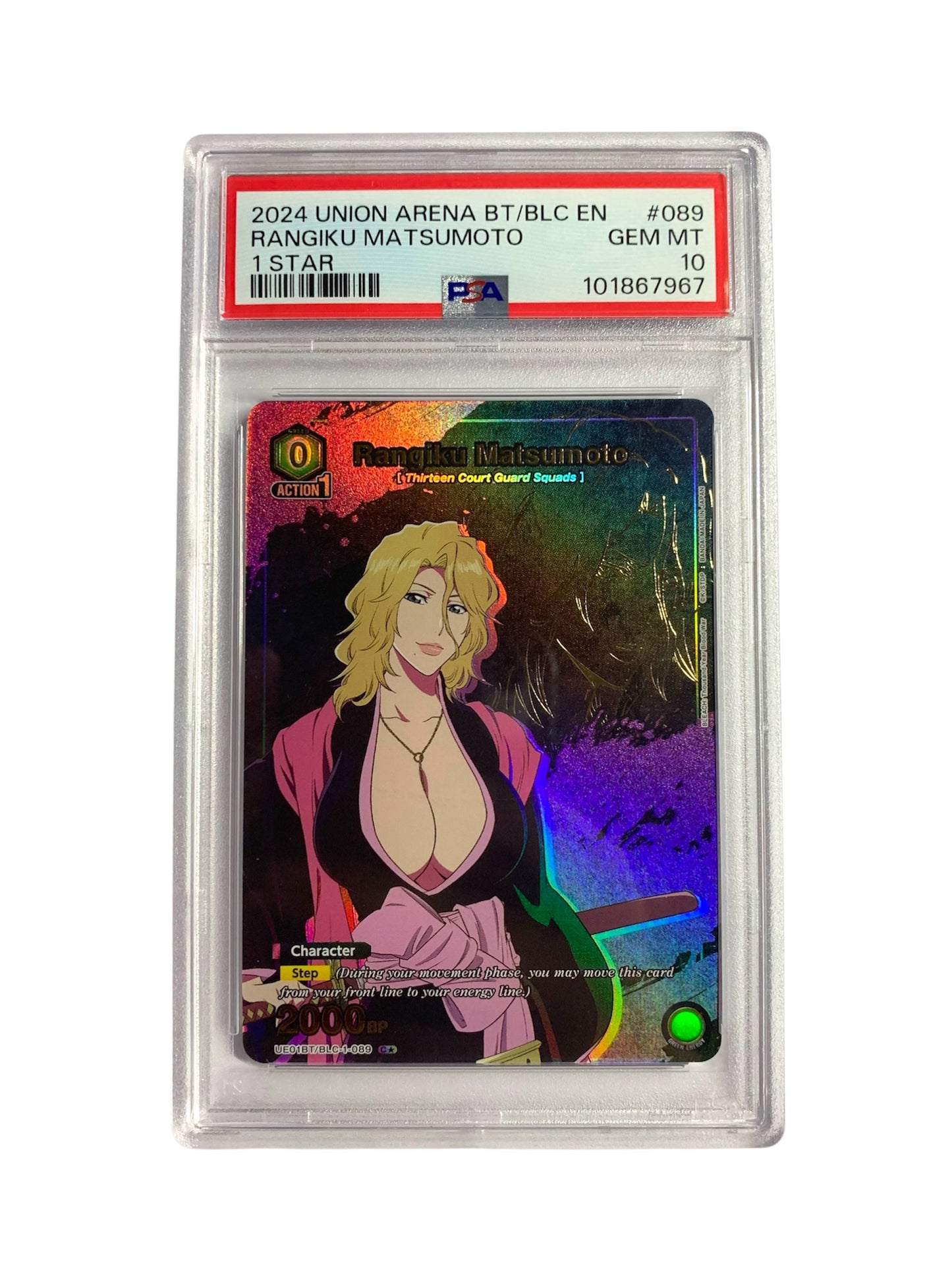 PSA 10 Rangiku Matsumoto (Bleach)