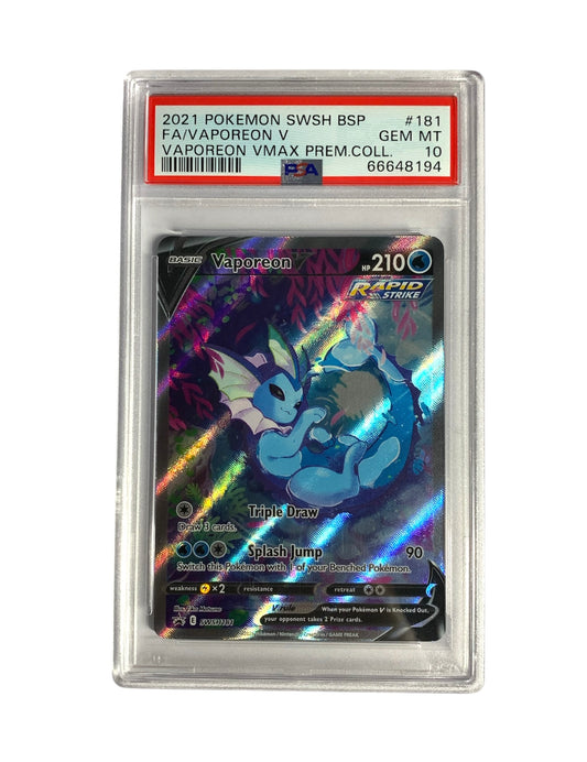 PSA 10 Vaporeon V