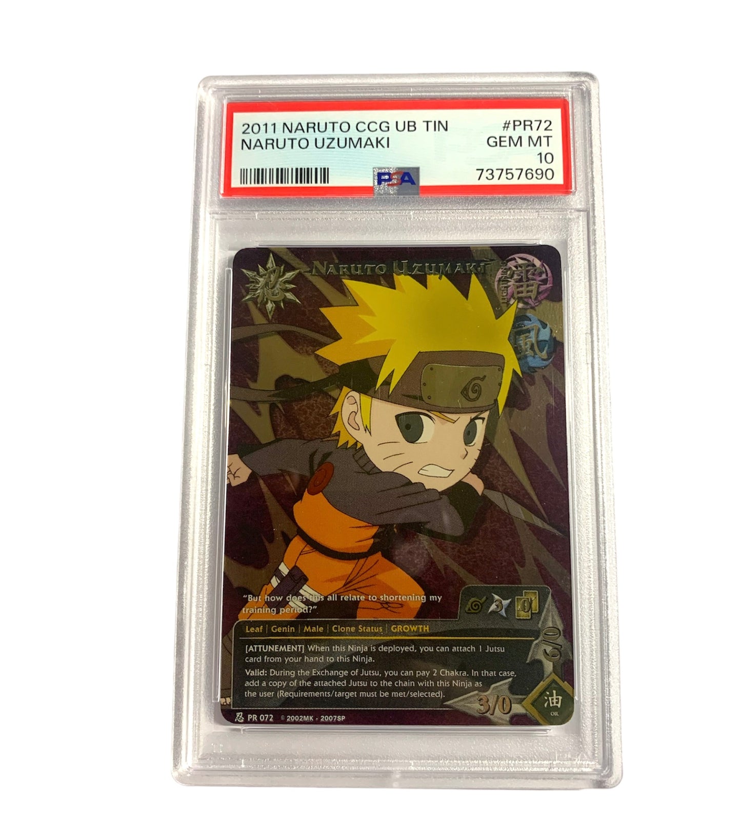 PSA 10 Naruto Uzumaki Chibi