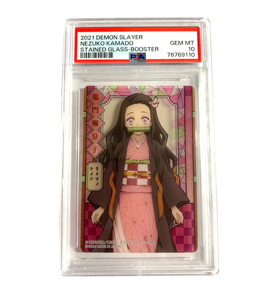 PSA 10 Nezuko Kamado Stained Glass