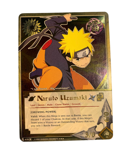 Naruto Uzumaki (Super Rare, Gold Foil)